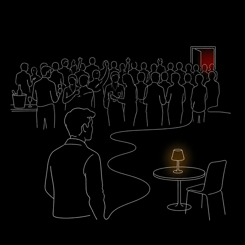 Ilustração da reflexão A festa mais lotada do mundo
