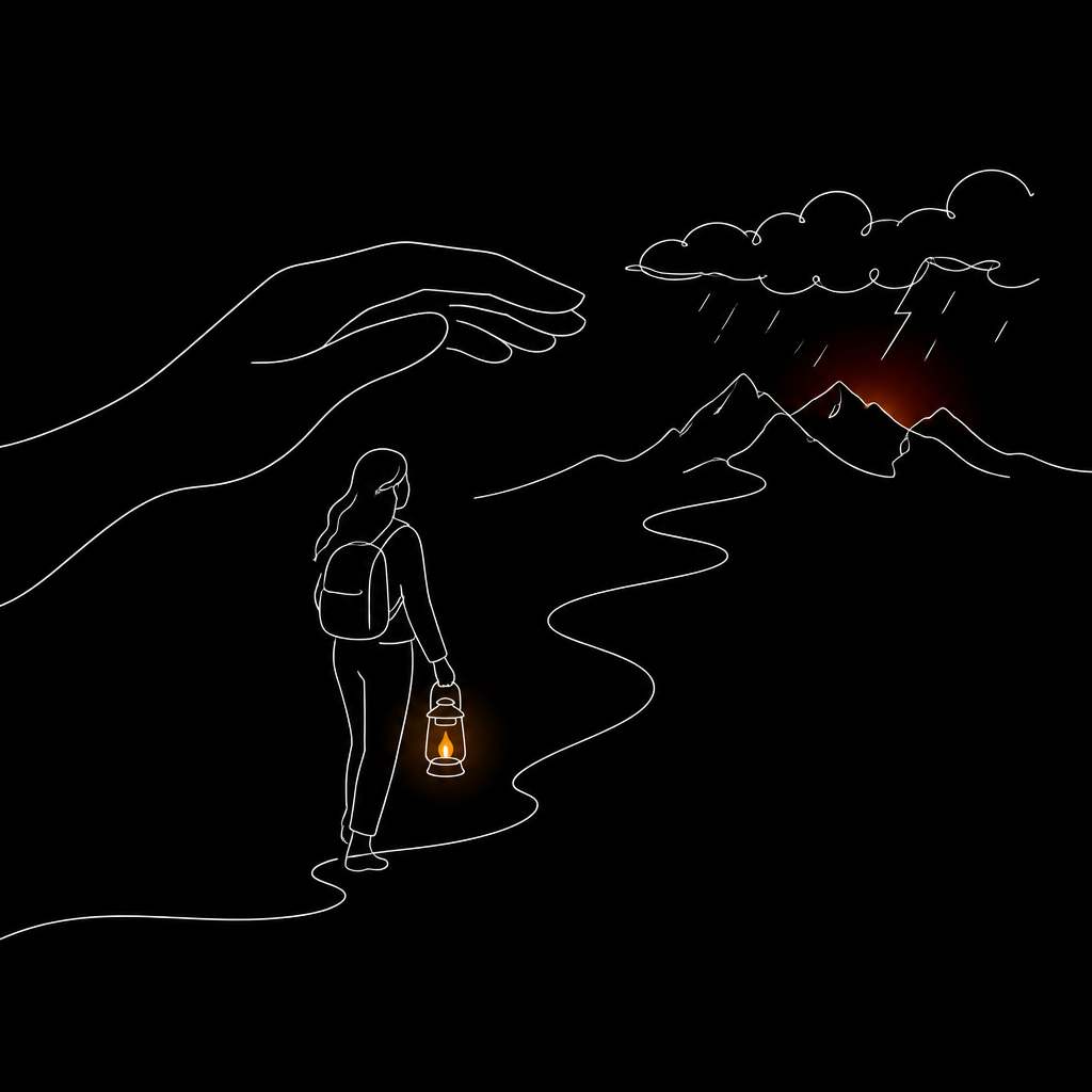 Ilustração da reflexão Deus não retira batalhas